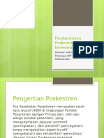 Pembentukan Poskestren