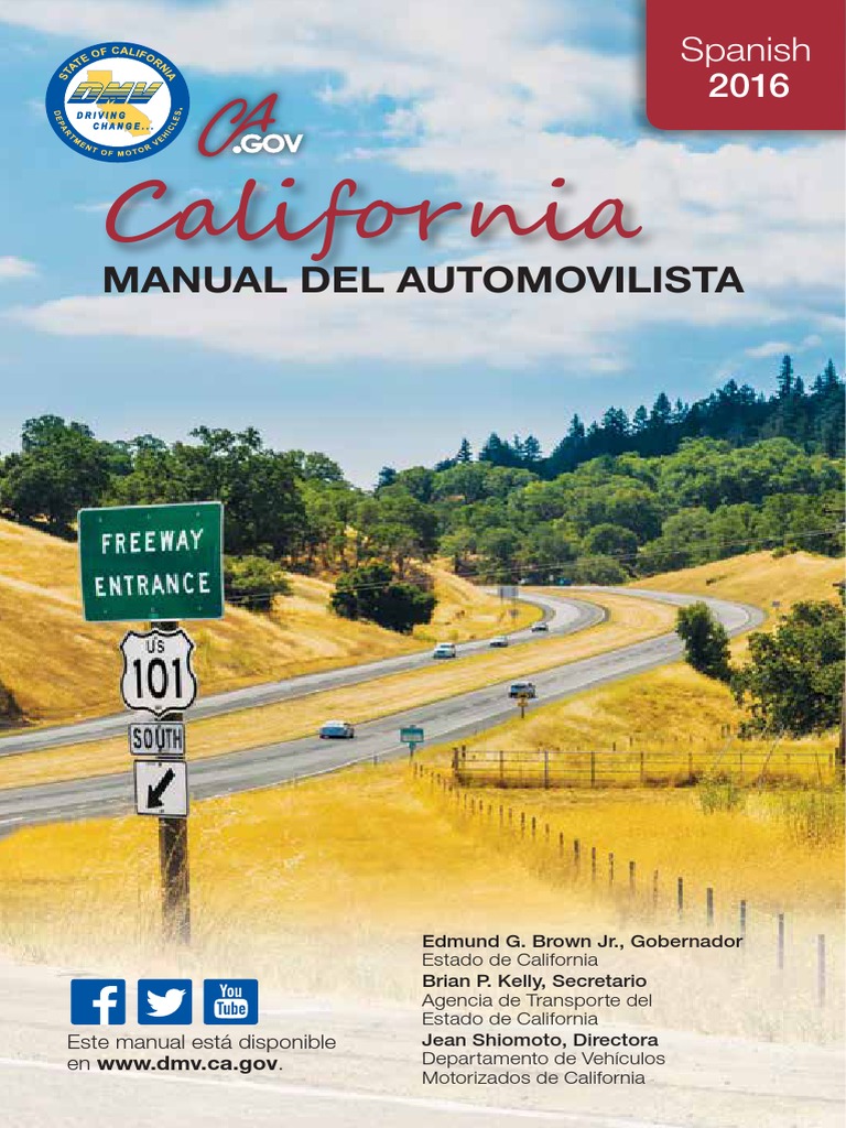 DMV Spanish Driver Handbook PDF Semáforo Peatonal