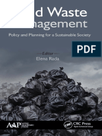 Rada, Elena Cristina-Solid Waste Management - Policy and Planning For A Sustainable Society-Apple Academic Press (2016) PDF