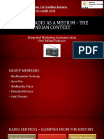 Use of Radio As A Medium - IMC