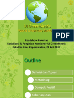 Presentasi UI GreenMetric - FIK