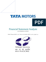 Tata Motors - Financial Statement Analysis