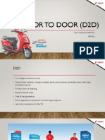Door to Door Scooter Activation Campaign