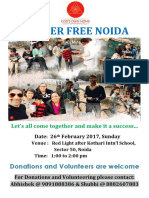 End Hunger in Noida - Food Drive Feb 26