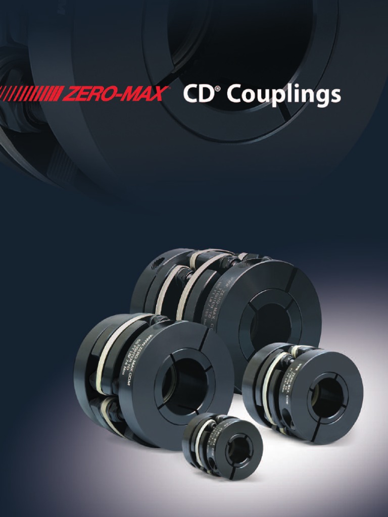 ZeroMax CD Couplings Machines Mechanical Engineering