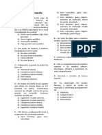 Prova Ortopedia - Questões PDF