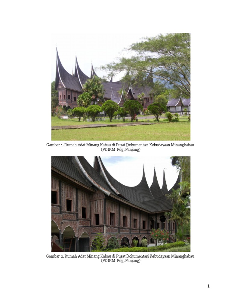 66 Gambar Rumah Adat Minang Terbaik