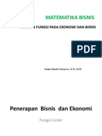 Contoh & Latihan Soal Penerapan Fungsi