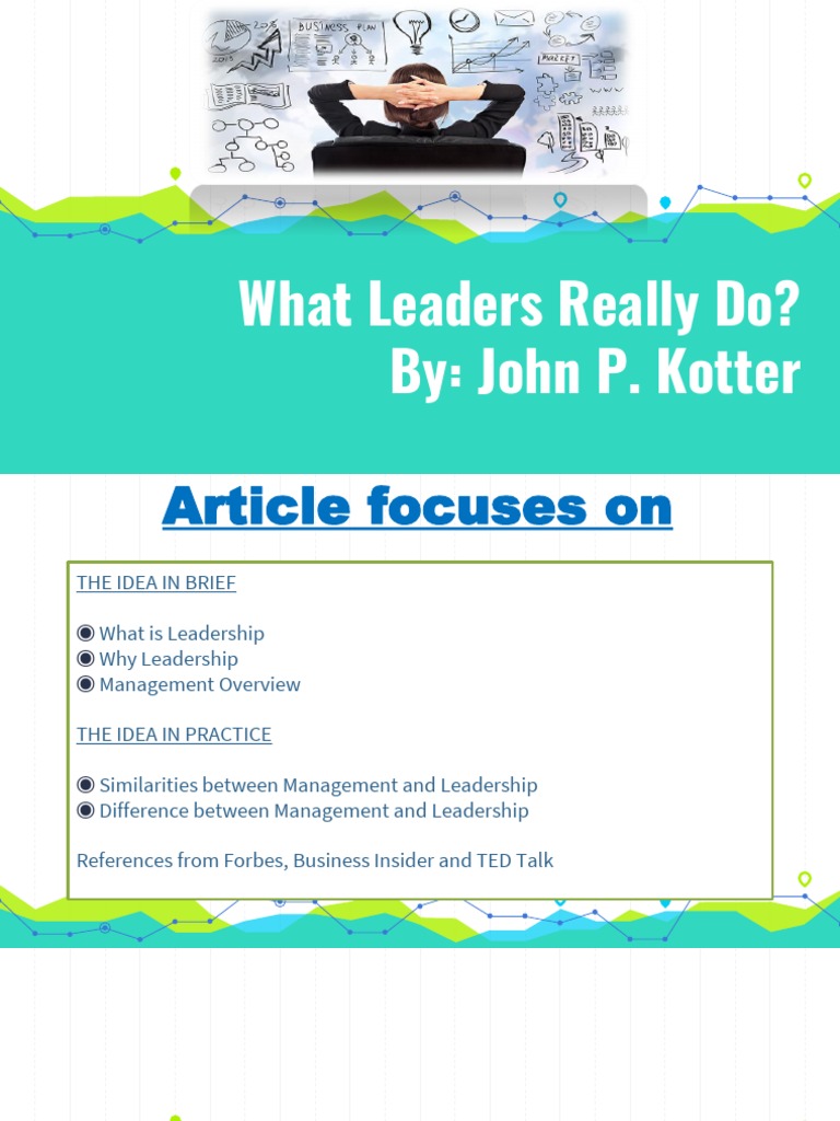 What Do Leaders Really Do Pdf Leadership Motivation