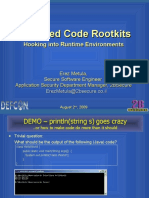 Defcon 17 - Managed Code Rootkits