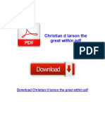 Christian D Larson The Great Within PDF
