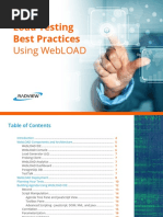 Load Testing Best Practices Using Web Load