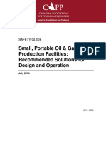 Small, Portable Oil & Gas Production Facilities: Recommended Solutions For Design and Operation