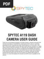 Spytec A119 Dash Camera User Guide