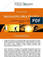Managing HR & People