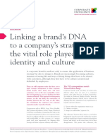 L03 Linking a Brands DNA to a Companys Strategy the Role Played by Identity and Culture