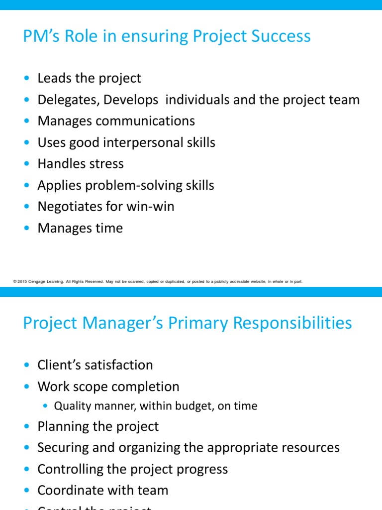 Ppt#4. PM and Project Team | PDF | Leadership | Project Management
