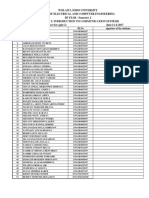 Wolaita Sodo University attendance sheet