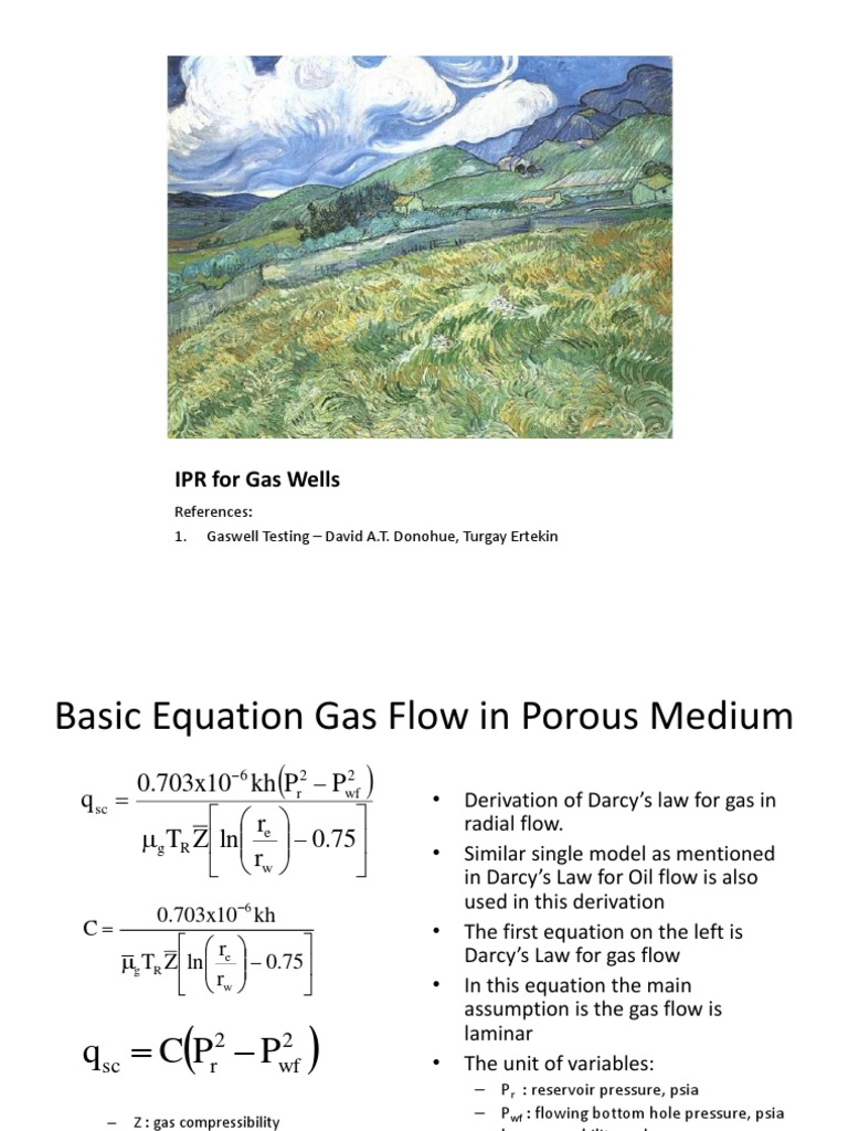 IIA2 - Inflow Performance Relationship For Gas Wells | PDF | Gases ...