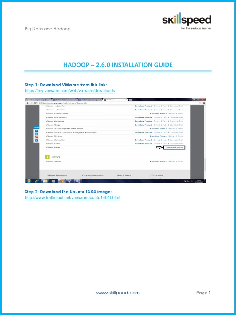 Installation Guide - Hadoop-2.6.0 | PDF | Apache Hadoop | Ubuntu ...