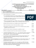 Ach - 1115 - Chemical Reaction Engineering-I, 29-05-2013, May-2013