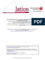 Cardioversion, and Pacing Part 5: Electrical Therapies: Automated External Defibrillators, Defibrillation