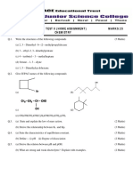 STD: Xi Unit Test Ii (Home Assignment) Marks: 25 Chemistry