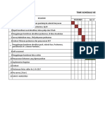 Time Schedule Akreditasi Puskesmas Kedung