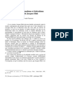 Christianisme, Personnalisme Et Fédéralisme Dans L'oeuvre de Jacques Ellul - Patrick Troude-Chastenet