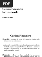 Gestion Financière Internationale: Karima MIALED