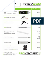 2017 Price List: Delivering Anchoring Technology