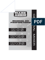 Manual do Proprietário do Mixer General Mark Audio M8S-M16S