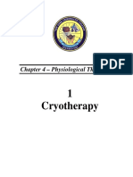 1 Cryotherapy: Chapter 4 - Physiological Therapeutics