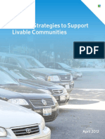 Parking Strategies To Support Livable Communities: April 2012