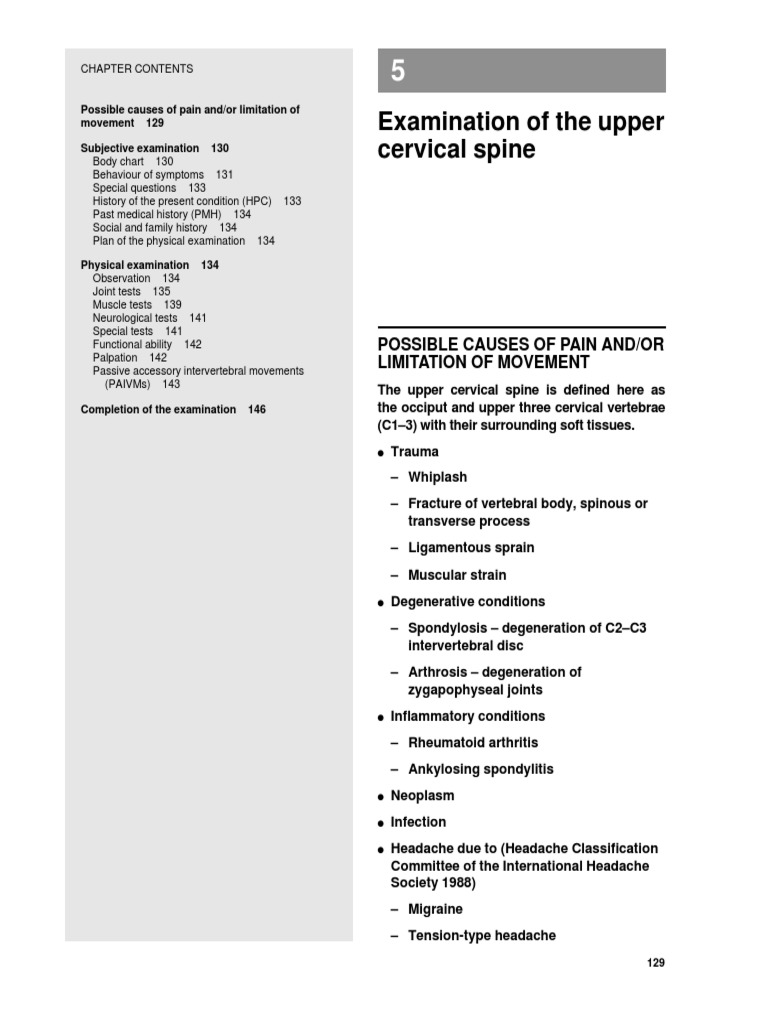 examination_of_the_upper_cervical_spine.pdf | Headache | Anatomical