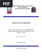 Geologia Folha SF23XAVI1 Conselheiro Lafaiete