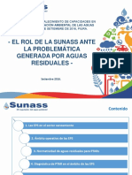 Rol de La SUNASS Ante La Problemática Generada Por Aguas Residuales.