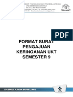 02 . Format Surat Pengajuan Keringanan Ukt Semester 9