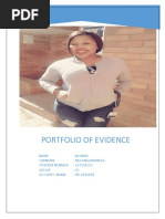 Welcome To Nonhle Evidence Portfolio