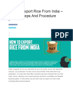 How To Export Rice From India.docx