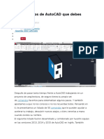 50 Comandos de AutoCAD Que Debes Conocer