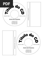 Gabarito Etiqueta p CD