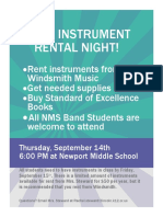 Band Rental Night Flyer PDF