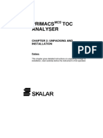Primacs TOC Analyser: Chapter 2: Unpacking and Installation