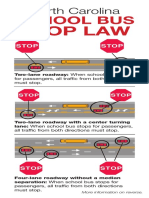 NC School Bus Stop Law INCDOT