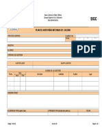 Formato Plan de Auditorias Internas de Calidad