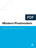 Modern/Postmodern: Society, Philosophy, Literature