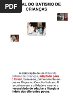 Ritual Do Batismo de Crianças