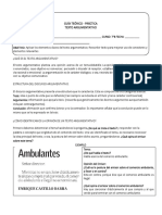 GUÍA Texto Argumentativo - 7°