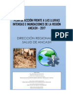 Plan de Acción Frente A Las Lluvias Intensas e Inundaciones de La Región Ancash 2017